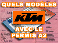 6 motos KTM pour les détenteurs du permis A2
