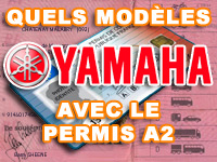 10 modèles Yamaha pour les détenteurs du permis A2