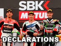 Déclarations des pilotes World Superbike à Sepang