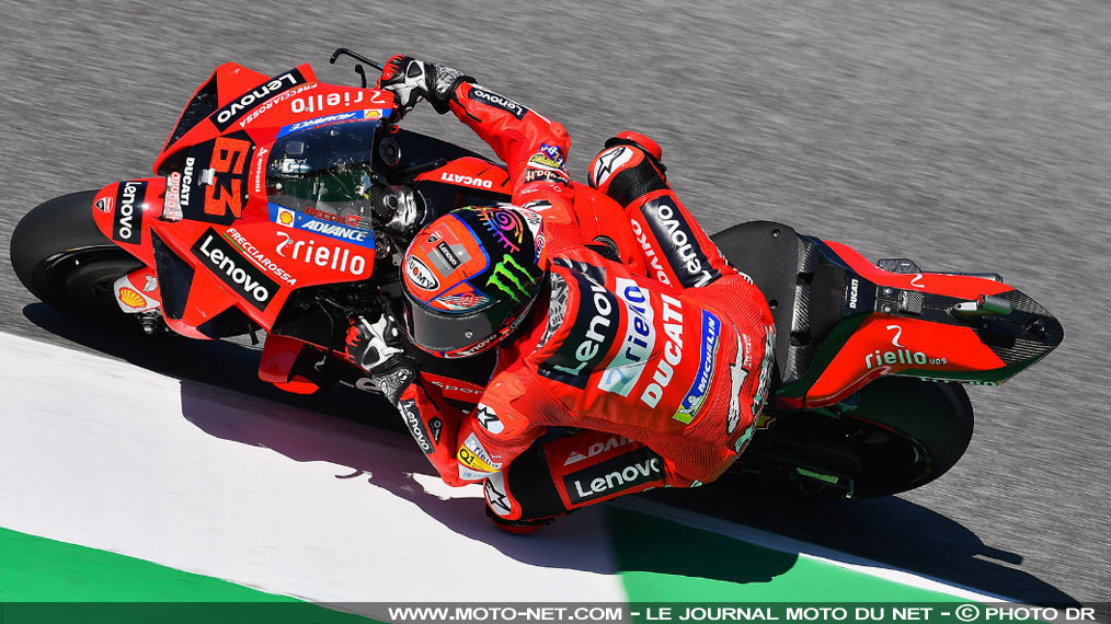 GP d'Italie Essais FP2 : Bagnaia coiffe Rins sur le fil... rouge Ducati !