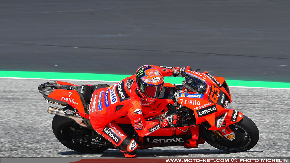 GP de Styrie : Bagnaia contient Quartararo aux essais FP3