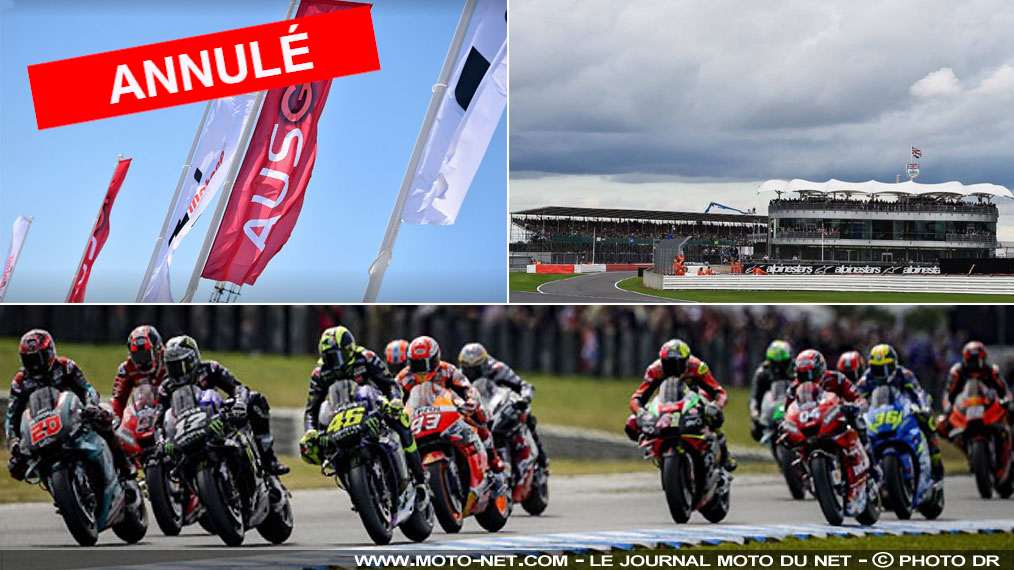 Annulation des Grands Prix MotoGP de Grande-Bretagne et d'Australie