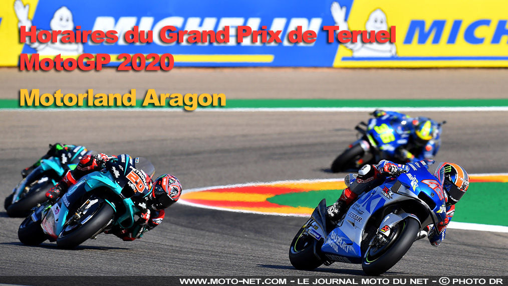 Horaires et objectifs du GP de Teruel MotoGP 2020