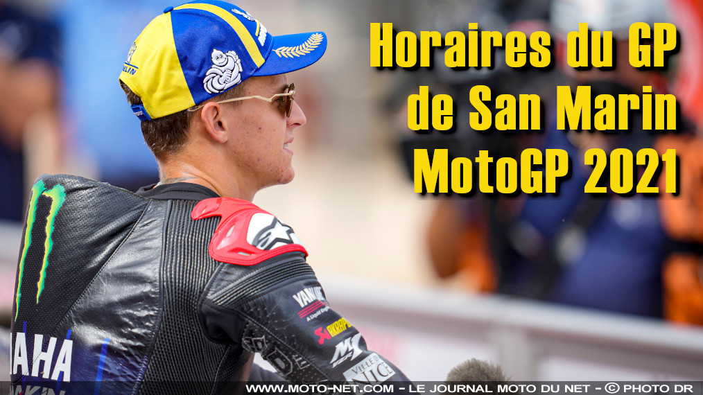 Horaires et objectifs du Grand Prix de Saint-Marin MotoGP 2021