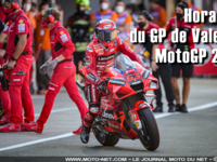 Horaires du GP de Valence MotoGP 2022