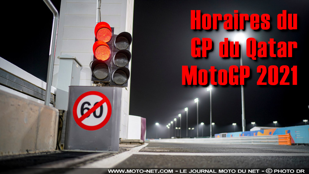Horaires du GP du Qatar MotoGP 2021