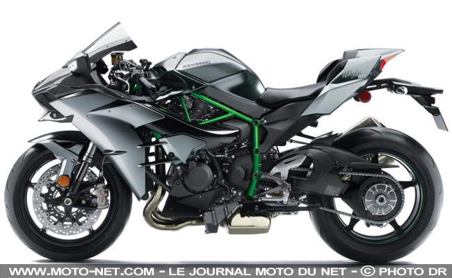 Kawasaki Ninja H2 et H2 Carbon 2017 : premières informations