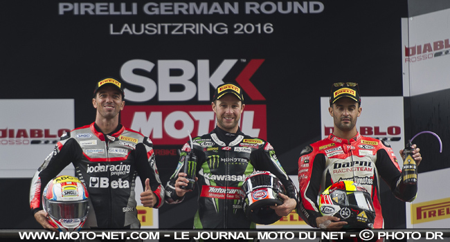 De Angelis, Rea et Forés - WSBK Allemagne (10 sur 13) Déclarations des pilotes World Superbike au Lausitzring