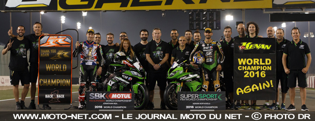 Sykes, Rea et Davies - Jonathan Rea dans la légende du World Superbike