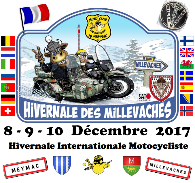 Hivernale moto Millevaches 2017