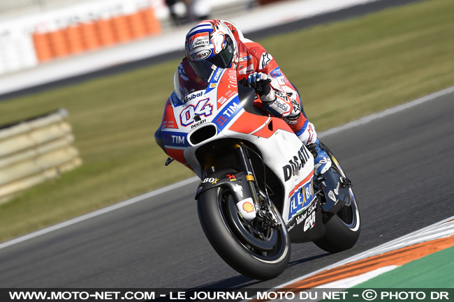 GP de Valence MotoGP - Dovizioso (abandon) : Finalement c'était positif que Lorenzo soit devant moi