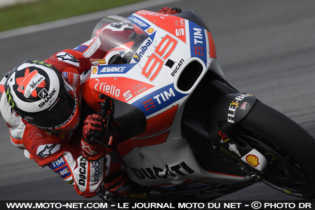 Lorenzo poursuit sa progression sur Ducati