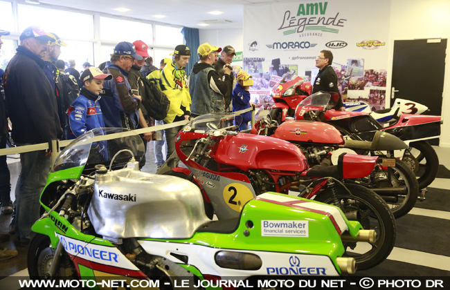 Les anciennes vedettes des Grand Prix Moto étaient de sortie au Mans