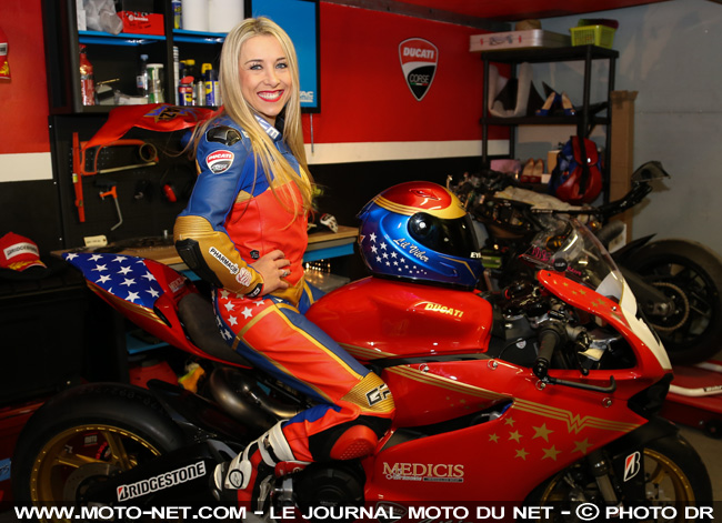 Bridgestone soutient Aurélie Hoffmann sur le championnat moto 100% féminin