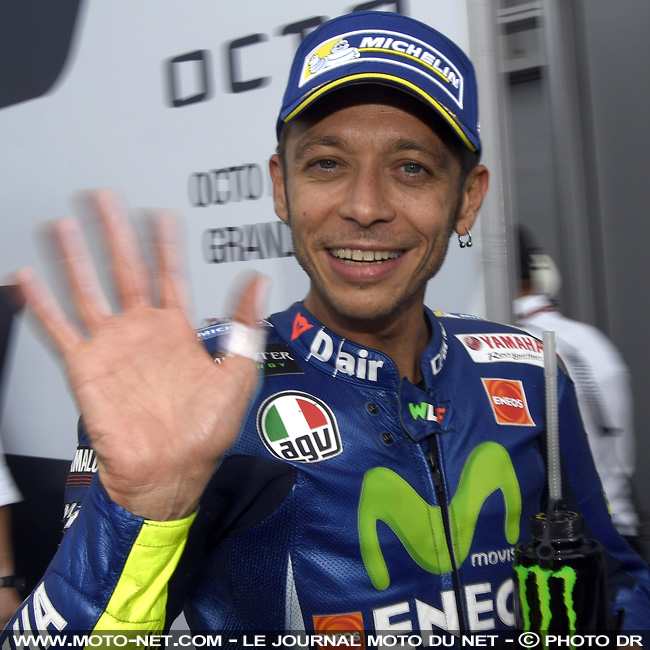 Blessé à la jambe, Rossi fera son maximum pour revenir le plus vite possible...