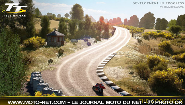 Tours de chauffe pour le jeu vidéo du TT Isle of Man : Ride on the Edge