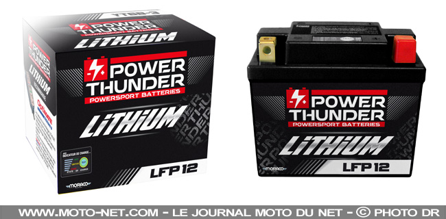 Batteries Power Thunder Lithium : régime et coup de fouet pour votre moto