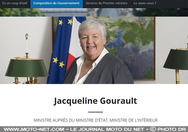 Jacqueline Gourault, ministre auprès du ministre de l'intérieur