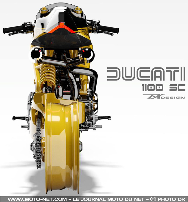 Ducati 1100 SC de Texdesign : en attendant le(s) Scrambler 1100