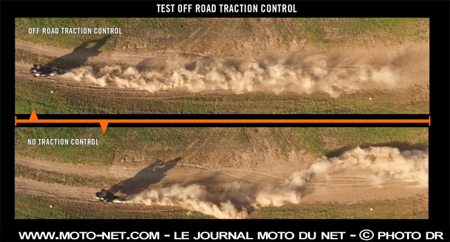 Vidéo moto : KTM illustre l'intérêt de l'antipatinage off-road