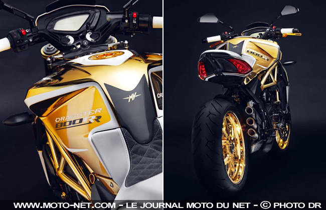  Moto en or : MV Agusta dévoile un Dragster 800 RR Gold
