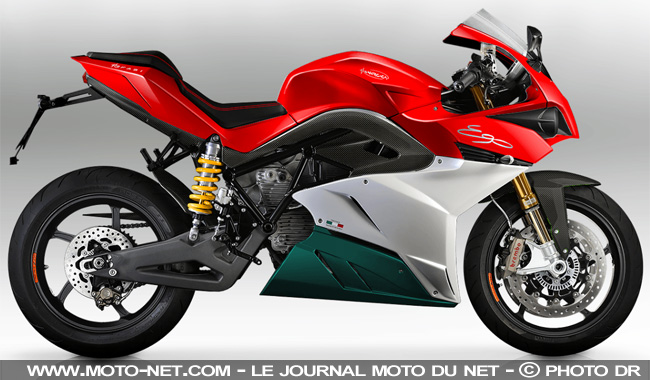 Les motos électriques Energica Ego et Eva commercialisées en France