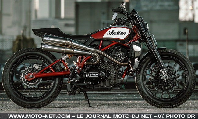 FTR1200 Custom : la Scout Indian sur la piste des scramblers...