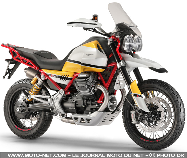  Concept V85 : Moto Guzzi dévoile un trail et son nouveau twin 850