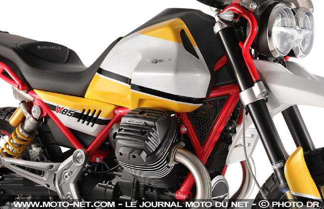  Concept V85 : Moto Guzzi dévoile un trail et son nouveau twin 850