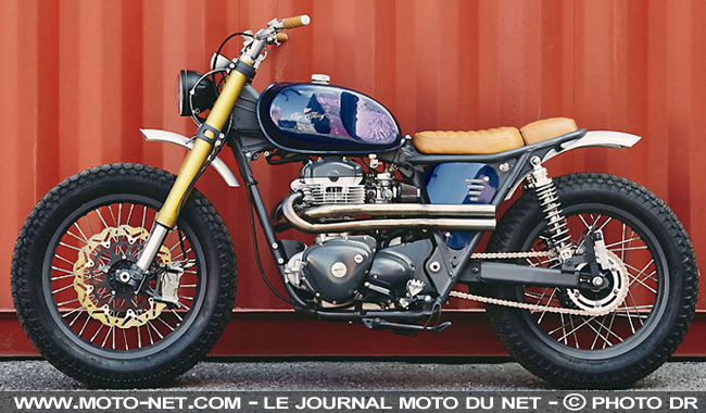 Kawasaki W650 Tracker Age of Glory par Egerie Moto
