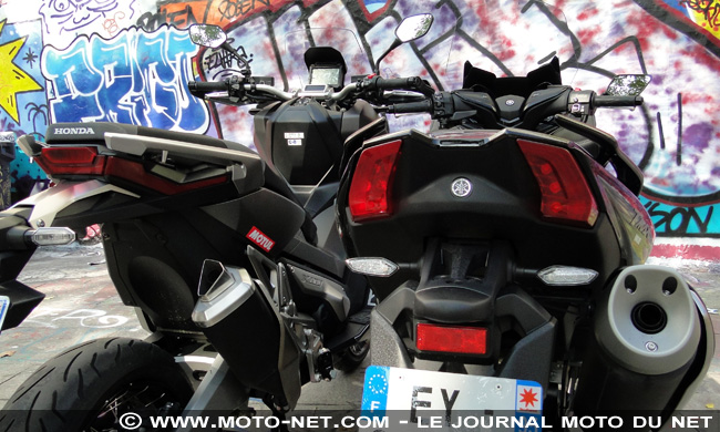 Duel Honda X-Adv Vs Yamaha Tmax : moto, scooter ou les deux ?