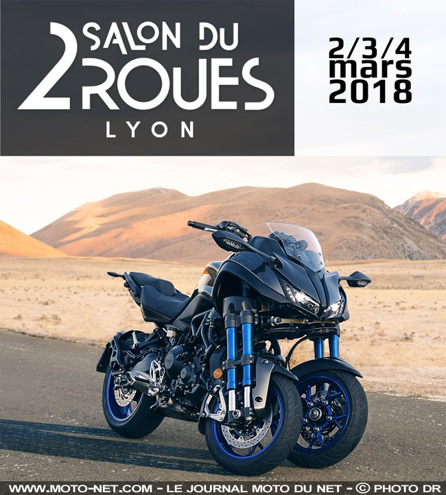 Le nouveau 3-roues Yamaha Niken en exclusivité ce week-end à Lyon