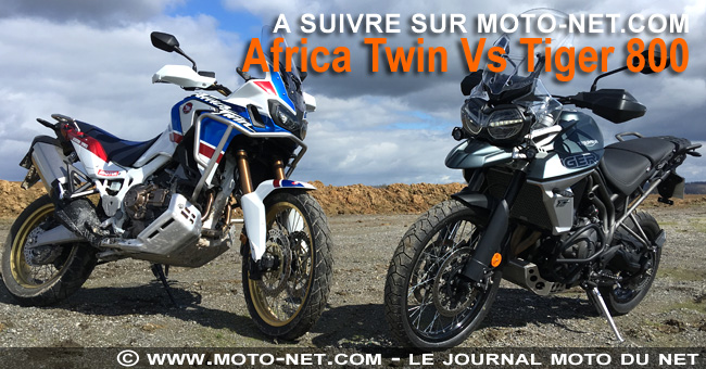 [A suivre sur MNC] Duel Africa Twin Adventure Sports Vs Tiger 800 XCA