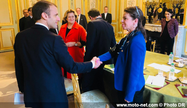 Anne Héry Le Pallec, maire de Chevreuse, rencontre Emmanuel Macron