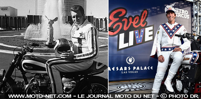 [Vidéos] Sauts à moto : Travis Pastrana rend hommage à Evel Knievel
