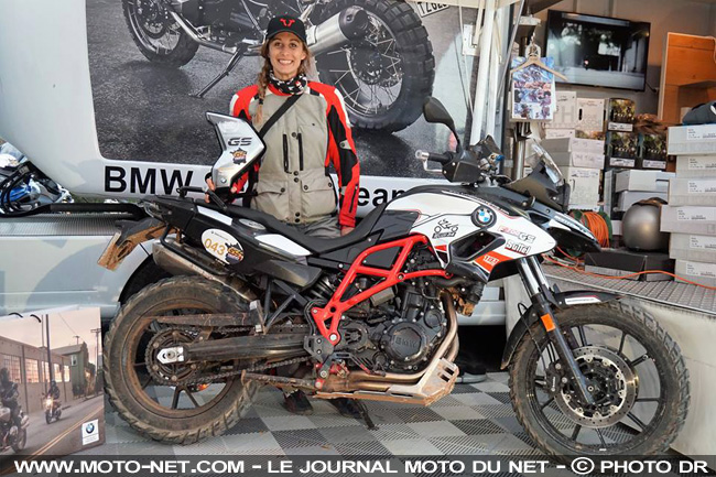 Sonia Barbot, candidate à la victoire sur le Moto Tour Series Tunisie