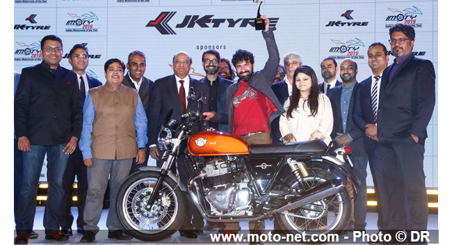 La Royal Enfield Interceptor 650 élue moto indienne de l'année
