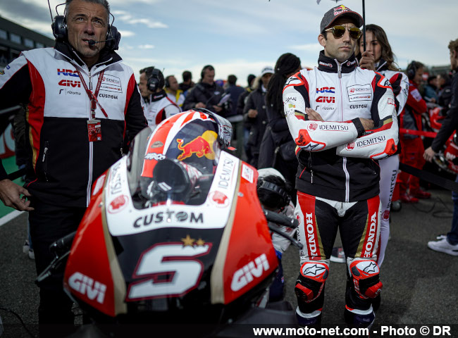 Johann Zarco, Honda satellite n°5 (13ème en qualifs, abandon en course et 18ème au championnat)