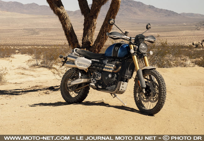  Triumph Scrambler 1200 XC et XE : une moto peut en cacher une autre