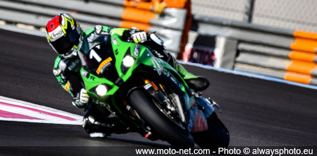 Erwan Nigon sur la Kawasaki n°1