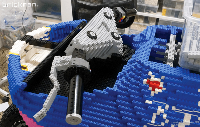  [Vidéo] Comment fabriquer en Lego la réplique de la moto Britten V1000 