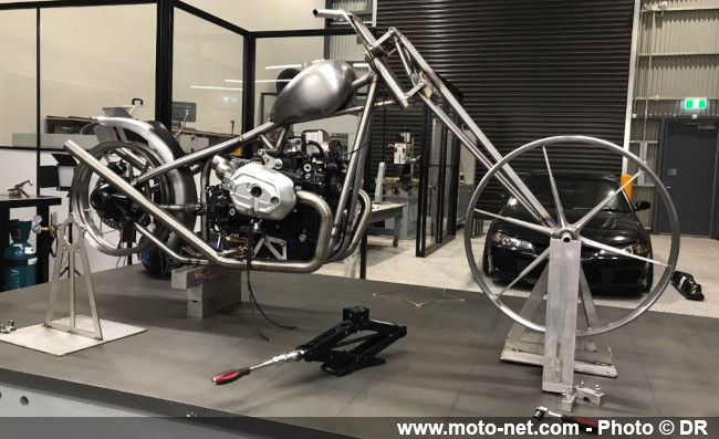  Préparation moto : un Chopper renversant sur base de BMW R nineT