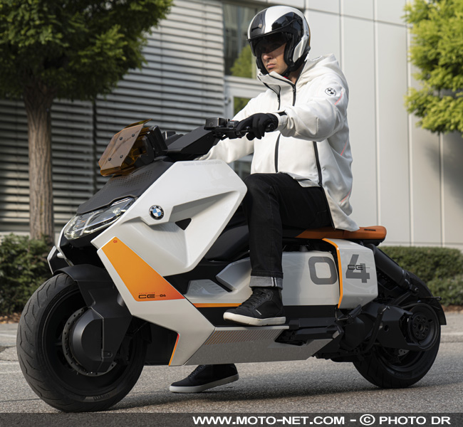 Scooter CE 04, futur modèle d'une gamme BMW Motorrad électrique