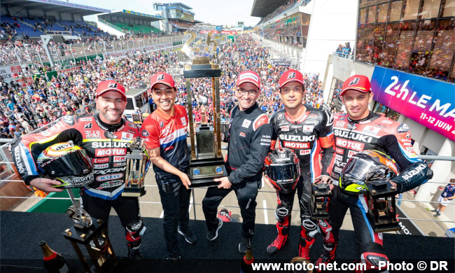 Suzuki gagne - encore ! - les 24 Heures Moto du Mans, devant Yamaha et Honda