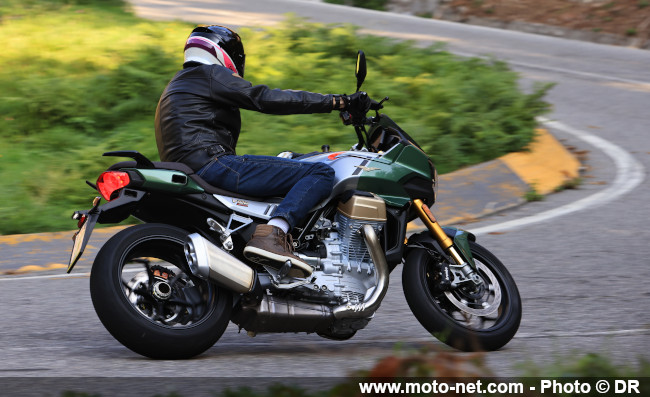 Essai V100 Mandello S : roadster ou tourer, Moto Guzzi tente le grand écart