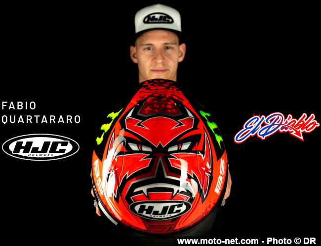 Le n°1 des fabricants de casques moto HJC s’offre le n°20 Fabio Quartararo