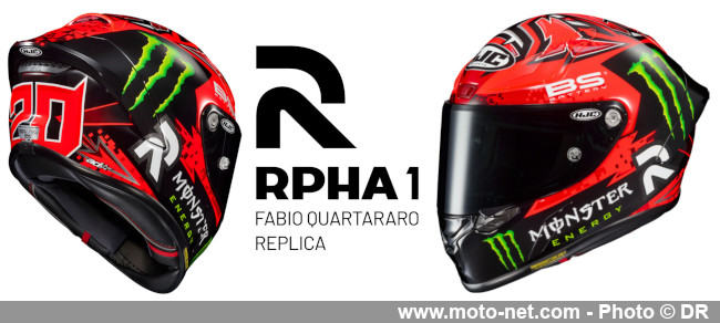 Le n°1 des fabricants de casques moto HJC s’offre le n°20 Fabio Quartararo