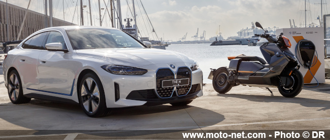 BMW en tête des ventes de - gros - scooters électriques en France avec le CE 04