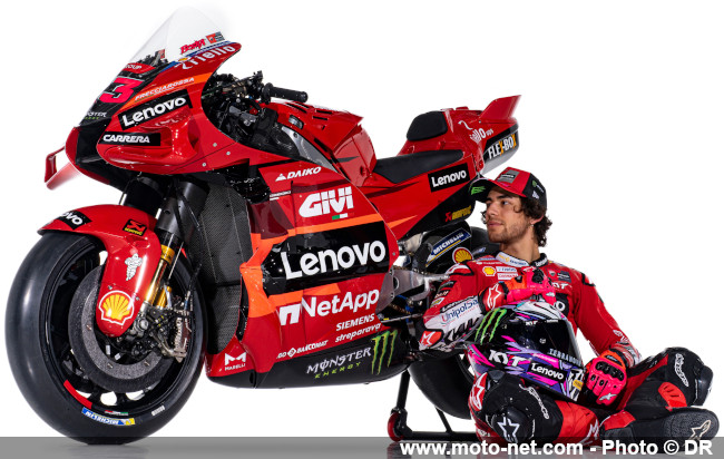 Photos des pilotes MotoGP avec leur moto pour bien suivre la saison 2023 