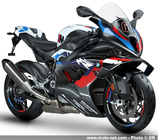 BMW Motorrad améliore sa Vmax : 314 km/h sur la M1000RR 2023 width=